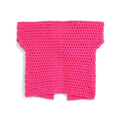 Caron Crochet Mesh Vest Crochet  made in Caron Simply Soft yarn