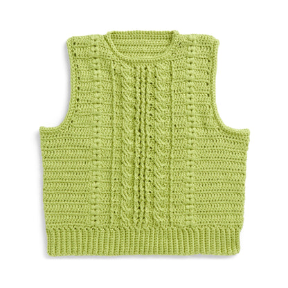 Caron Celtic Cables Crochet Vest Crochet Vest made in Caron Simply Soft Yarn