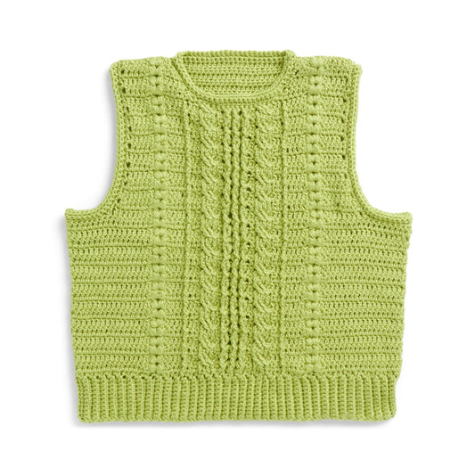 Crochet Vest made in Caron Simply Soft Yarn