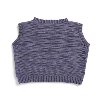 Caron Loose Ends Crochet Vest Crochet Vest made in Caron Colorama Bamboo Blend Yarn