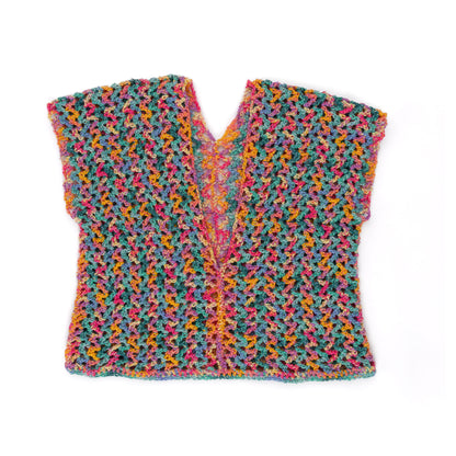 Caron Crochet Side to Side Stripe Top Caron Crochet Side to Side Stripe Top