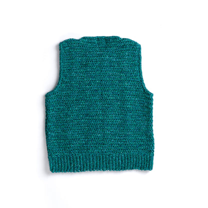 Caron Classic Cabled Crochet Vest Caron Classic Cabled Crochet Vest
