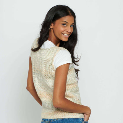 Caron Classic Crochet Tank Top Crochet Top made in Caron Blossom Cakes Yarn