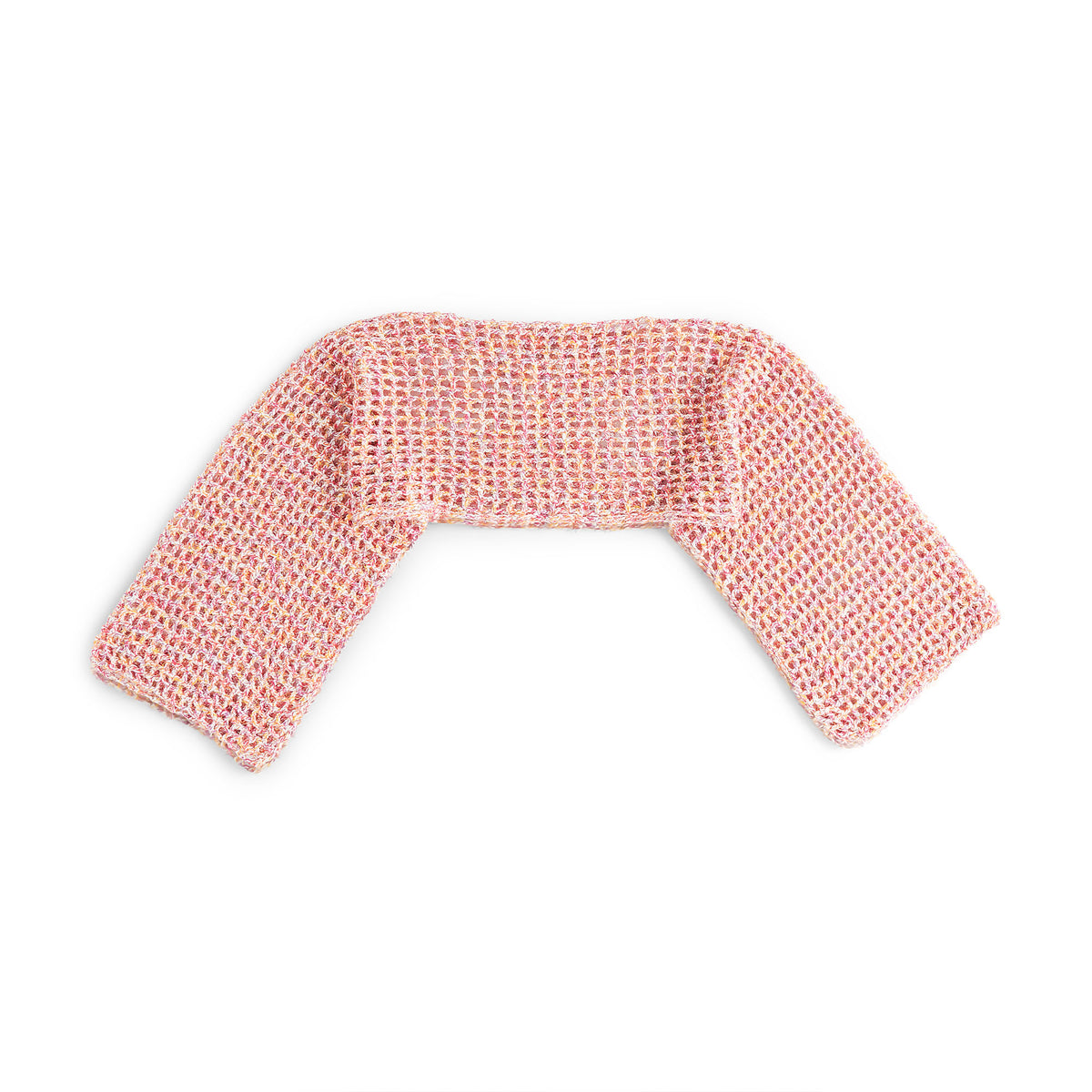 Crochet Mesh Sleeves made in Caron Coconut Cakes Yarn