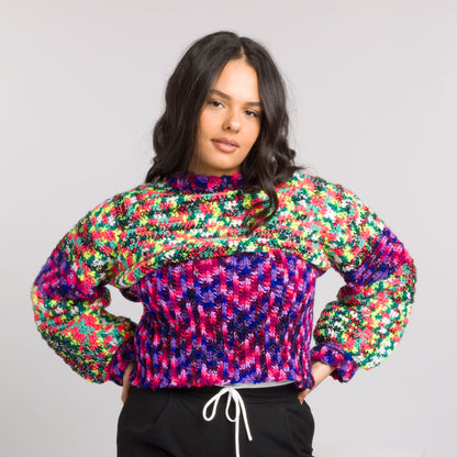 Caron Crochet Top That Crop Top and Sleeves Caron Crochet Top That Crop Top and Sleeves