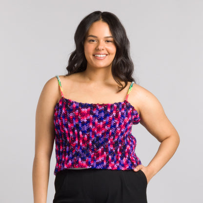 Caron Crochet Top That Crop Top and Sleeves Caron Crochet Top That Crop Top and Sleeves