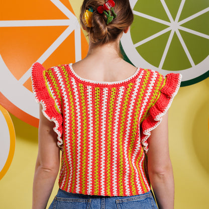 Caron Fruit Roll up Crochet Top Caron Fruit Roll up Crochet Top