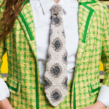 Caron Crochet Necktie Caron Crochet Necktie