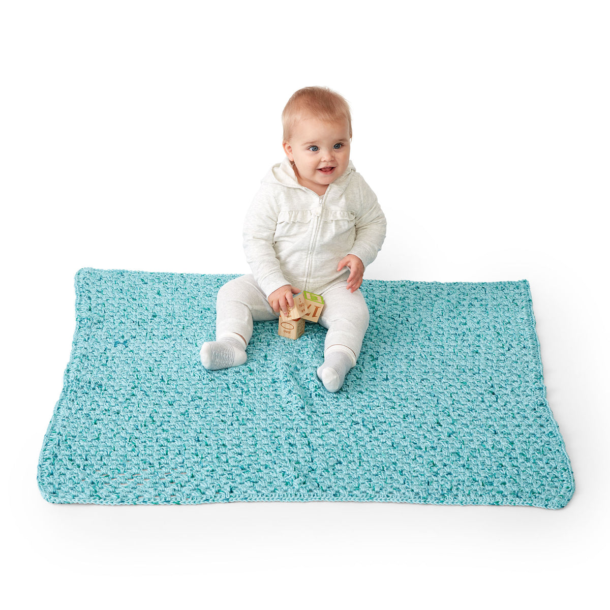 Easy Peasy Baby Blanket Pattern 600x600