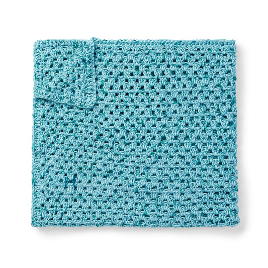 Crochet Blanket made in Caron Simply Soft Speckle Yarn