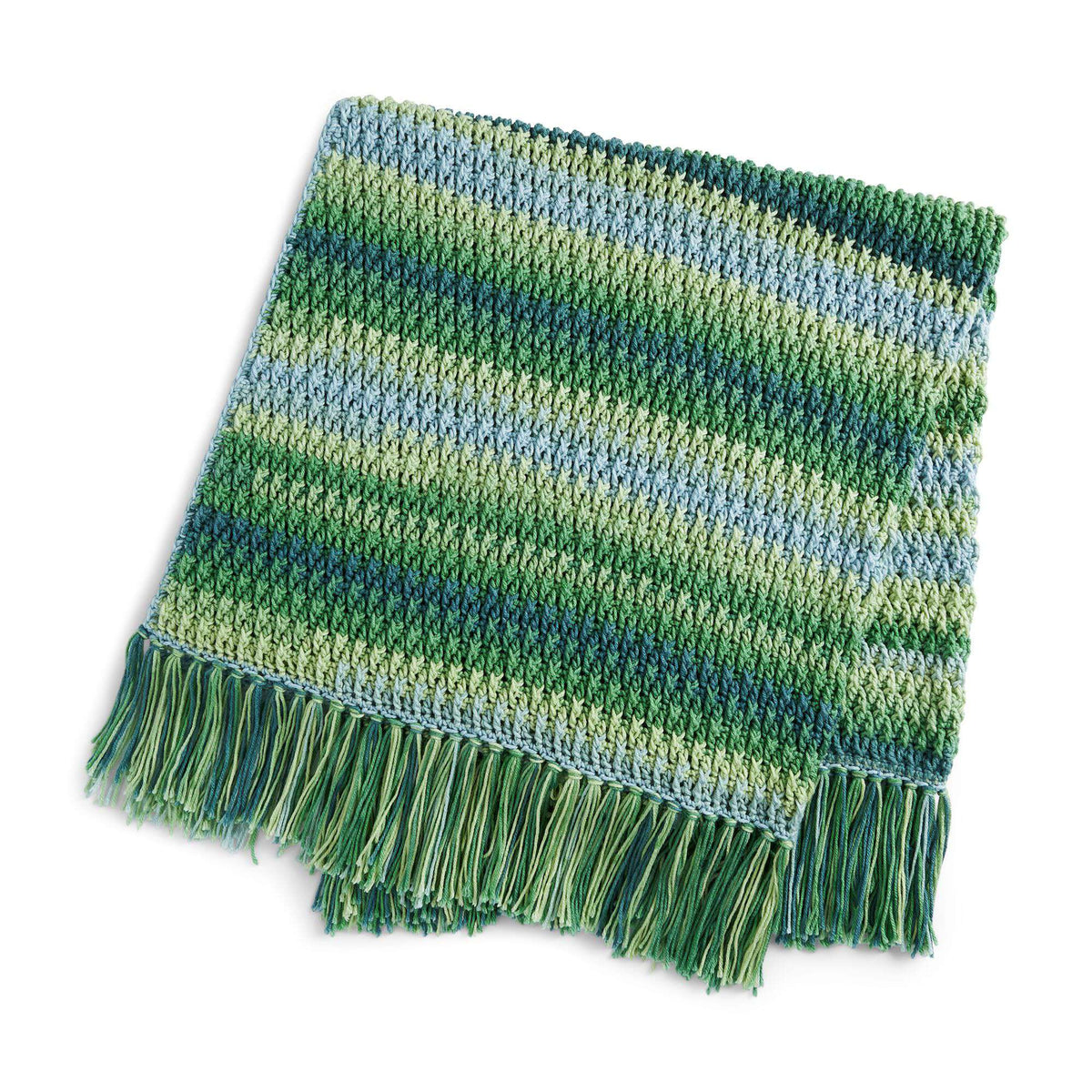 Crochet  made in Caron Jumbo Ombre yarn