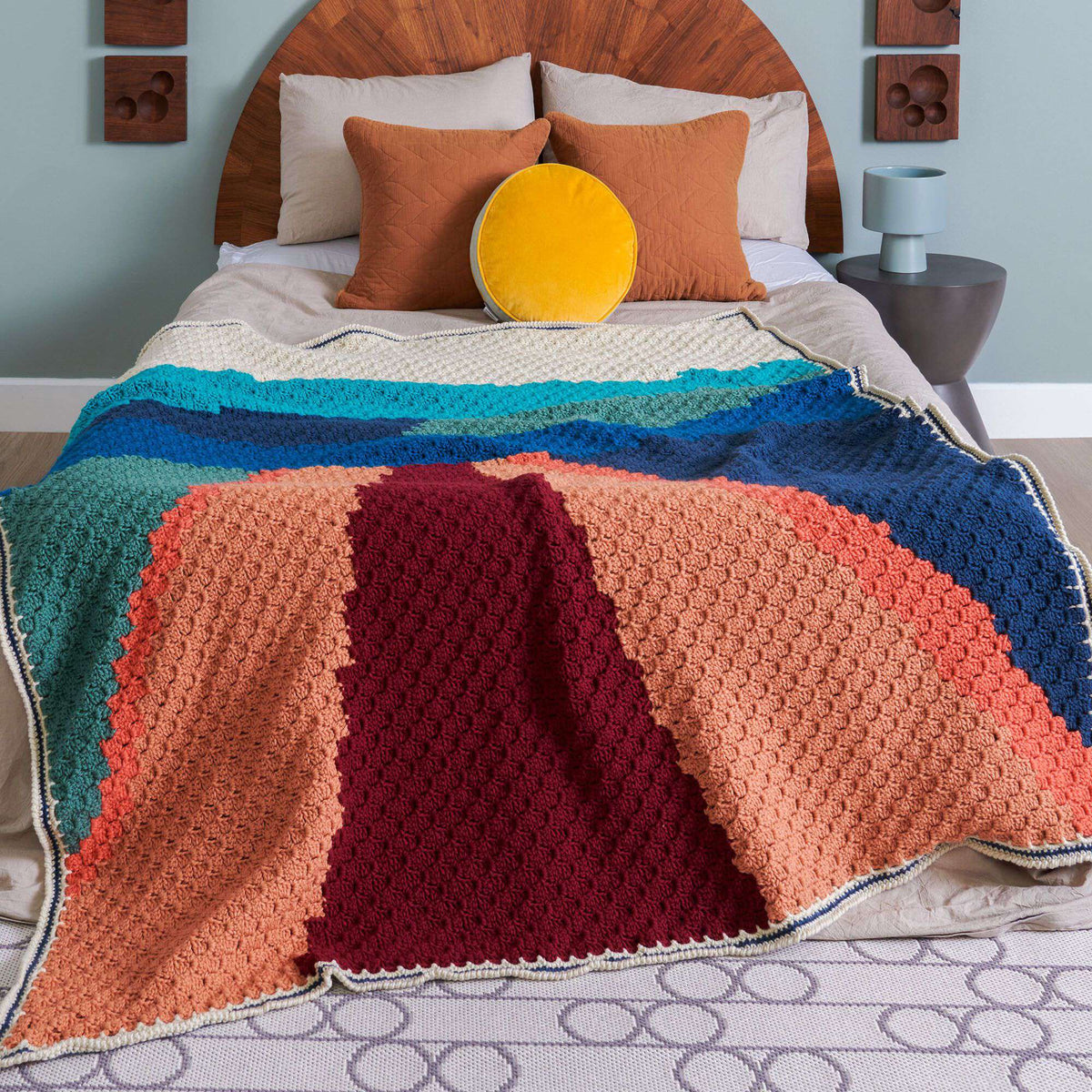 Crochet  made in Caron One Pound  yarn