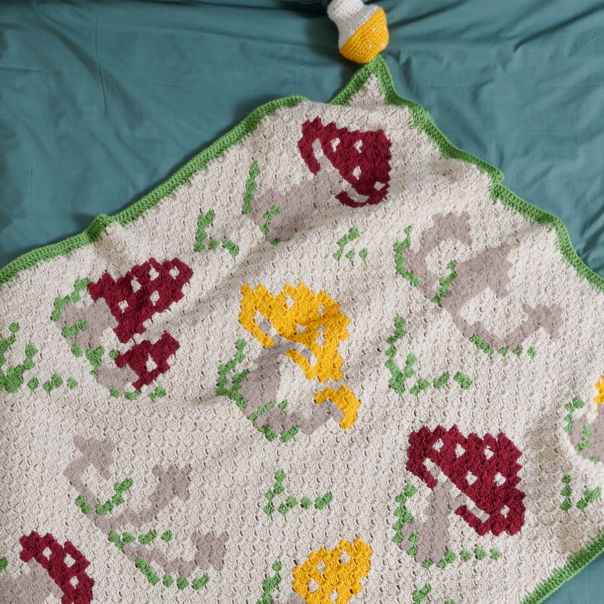 Crochet Blanket made in Caron One Pound Yarn