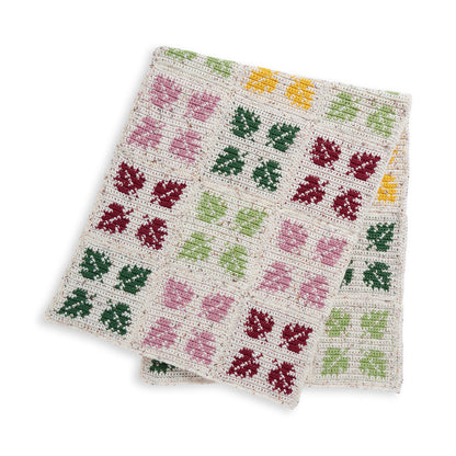 Caron Botanical Beauty Crochet Blanket Crochet Blanket made in Caron Simply Soft Tweeds Yarn
