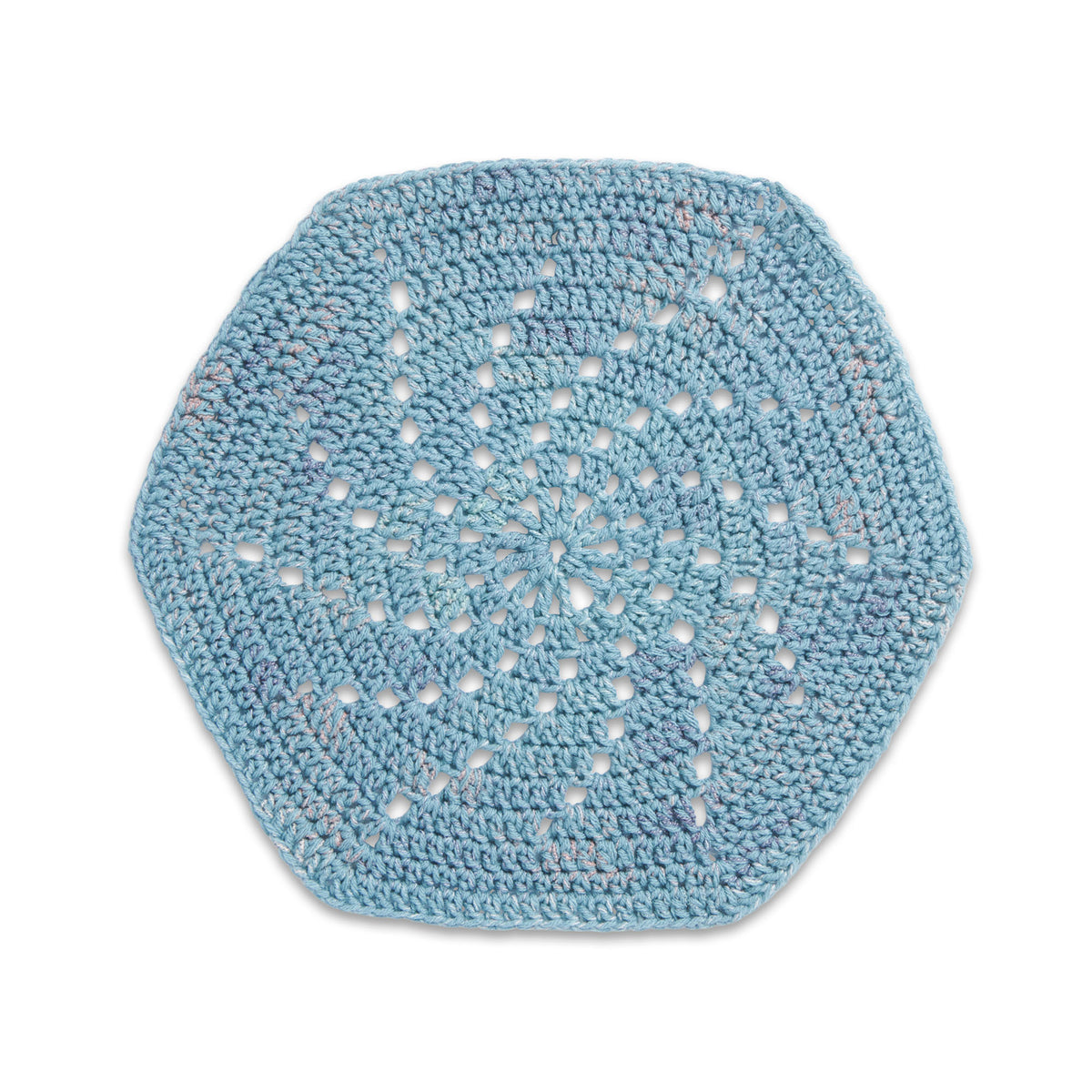 Crochet Blanket made in Caron Jumbo Twirl Yarn