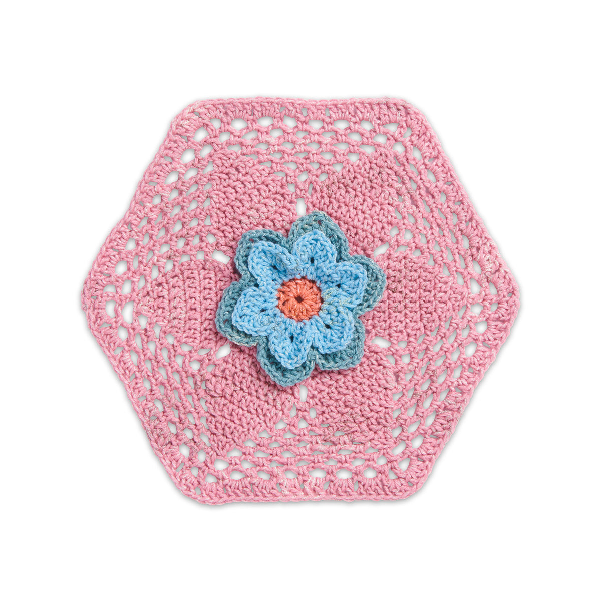 Crochet Blanket made in Caron Jumbo Twirl Yarn