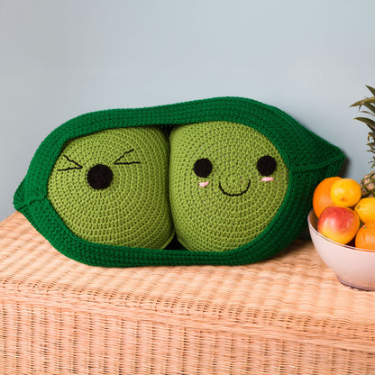 Caron Pea Pod Crochet Pillow Pals Caron Pea Pod Crochet Pillow Pals
