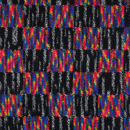 Caron Crochet Candy Check Blanket Caron Crochet Candy Check Blanket