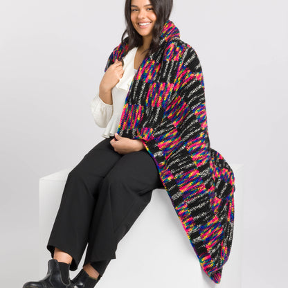 Caron Crochet Candy Check Blanket Caron Crochet Candy Check Blanket