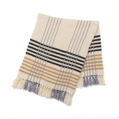 Caron All Day Plaid Crochet Throw Caron All Day Plaid Crochet Throw