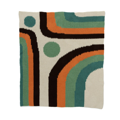 Caron Calm Current Crochet Blanket Caron Calm Current Crochet Blanket