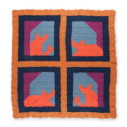 Caron Crochet Feline Framework Quilt Caron Crochet Feline Framework Quilt