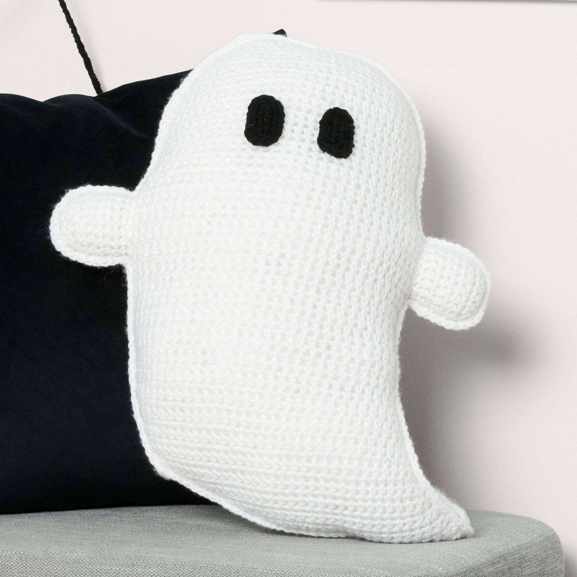 Free Caron Crochet Ghostie Pillow Pattern