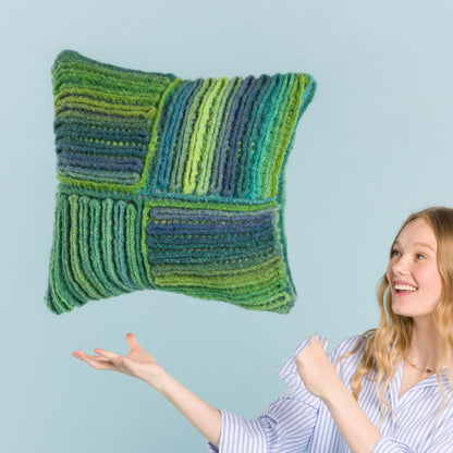 Caron Add Some Wiggle to It Crochet Pillow Caron Add Some Wiggle to It Crochet Pillow