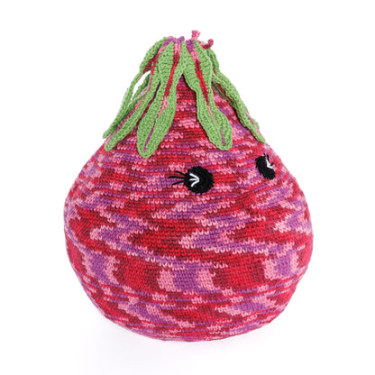 Caron Crochet Up-Beet Pillow Caron Crochet Up-Beet Pillow