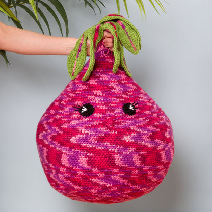 Caron Crochet Up-Beet Pillow Caron Crochet Up-Beet Pillow