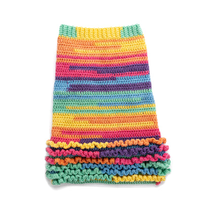 Caron Ruffle Love Crochet Dog Coat Caron Ruffle Love Crochet Dog Coat