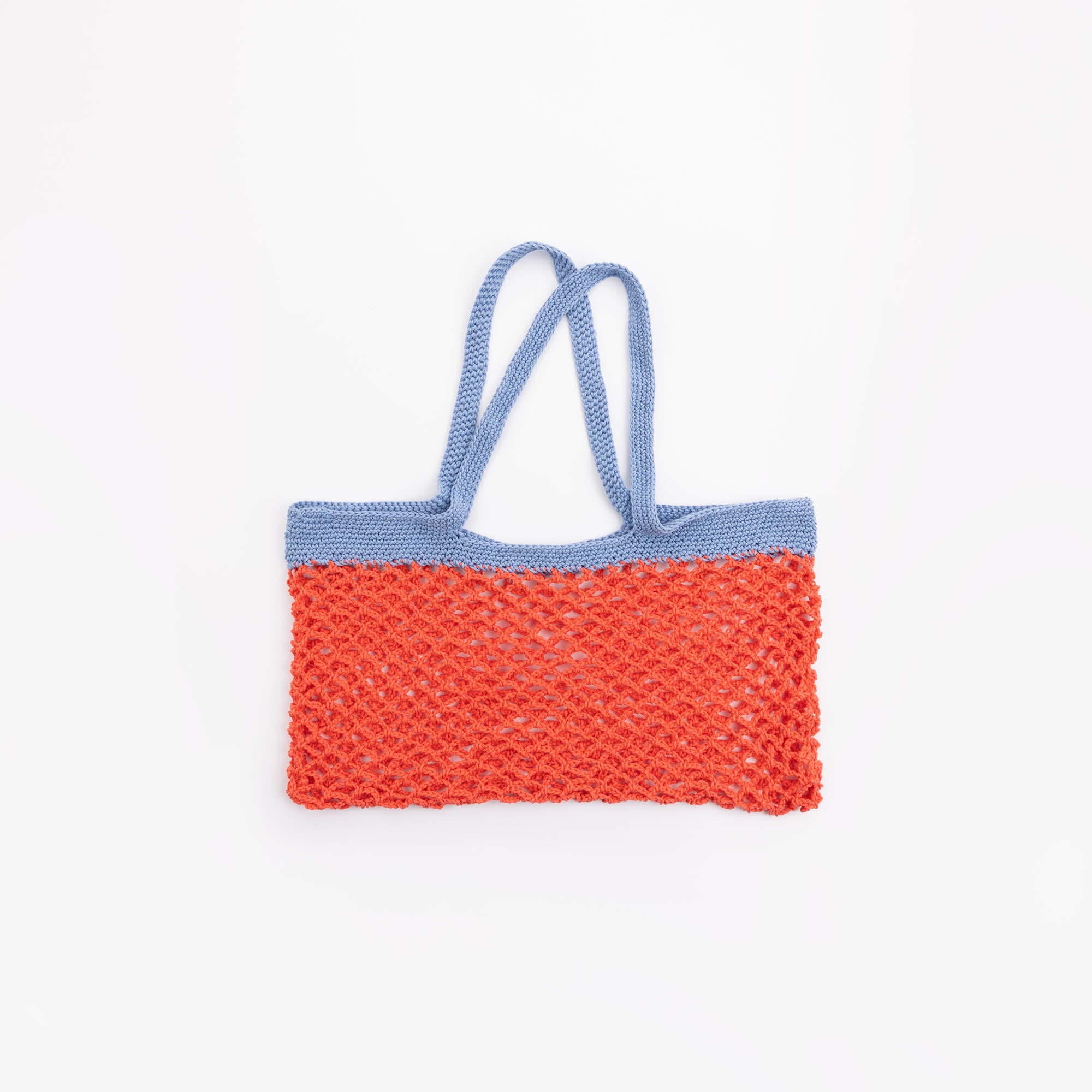 Free Easy Caron Go-To Crochet Mesh Market Bag Pattern