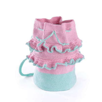Caron Crochet Frilly Bucket Bag Caron Crochet Frilly Bucket Bag