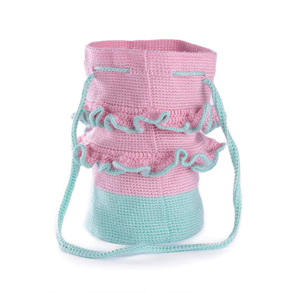 Caron Crochet Frilly Bucket Bag Caron Crochet Frilly Bucket Bag