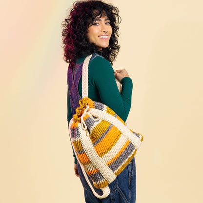 Caron Montage Crochet Backpack Neutral