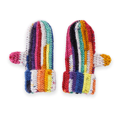 Caron Scrappy Crochet Mittens Caron Scrappy Crochet Mittens