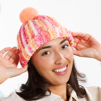 Caron Crochet Ribbed Hat Caron Crochet Ribbed Hat