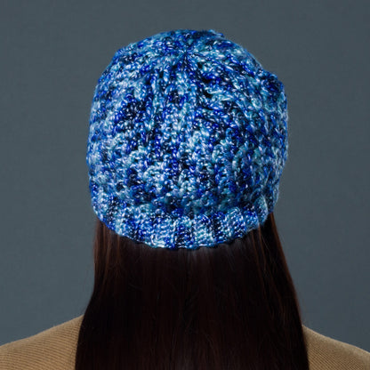 Caron Shimmer Shine Crochet Beanie Version 2