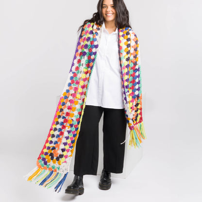 Caron Long Way Around Crochet Scarf Caron Long Way Around Crochet Scarf