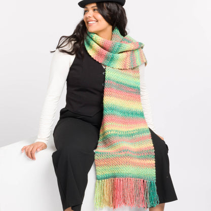 Caron Wrapped in Warmth Crochet Scarf Caron Wrapped in Warmth Crochet Scarf