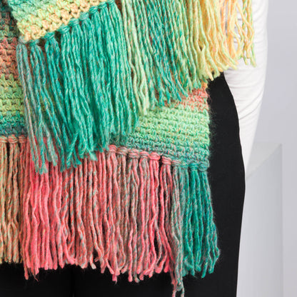 Caron Wrapped in Warmth Crochet Scarf Caron Wrapped in Warmth Crochet Scarf