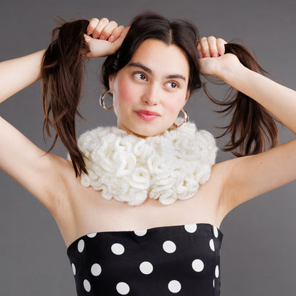 Caron Ruffled Reverie Crochet Scarf Caron Ruffled Reverie Crochet Scarf