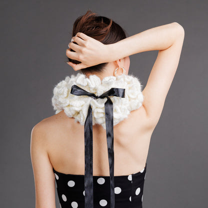 Caron Ruffled Reverie Crochet Scarf Caron Ruffled Reverie Crochet Scarf