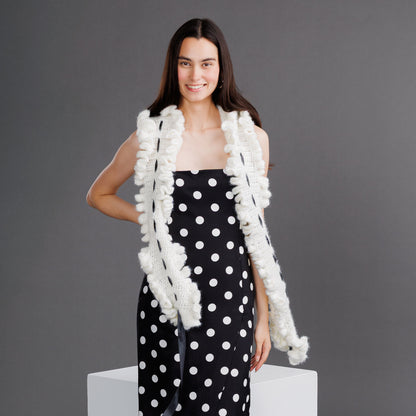 Caron Ruffled Reverie Crochet Scarf Caron Ruffled Reverie Crochet Scarf