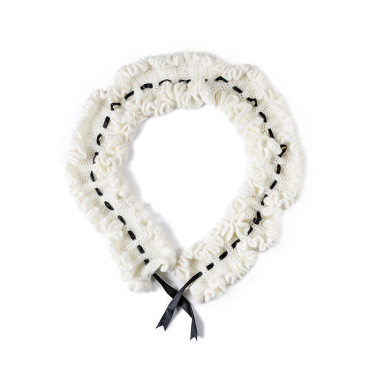 Caron Ruffled Reverie Crochet Scarf