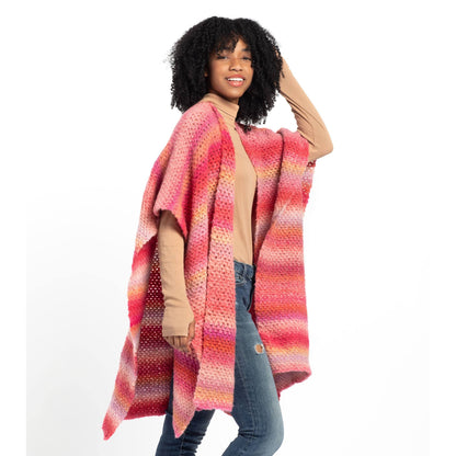 Caron Crochet Caught in a Haze Ruana Caron Crochet Caught in a Haze Ruana