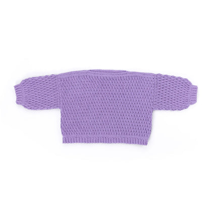 Caron Crochet Rocky Mountains Pullover Lilac
