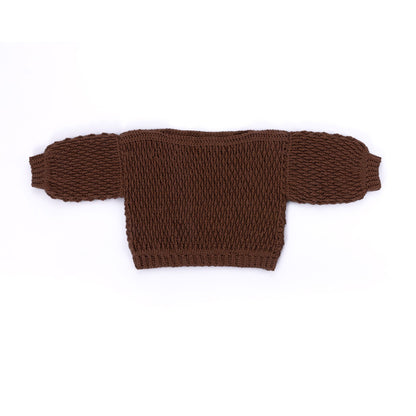 Caron Crochet Rocky Mountains Pullover Bronzite