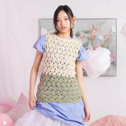 Caron Crochet Flower Petals Crochet Top Caron Crochet Flower Petals Crochet Top