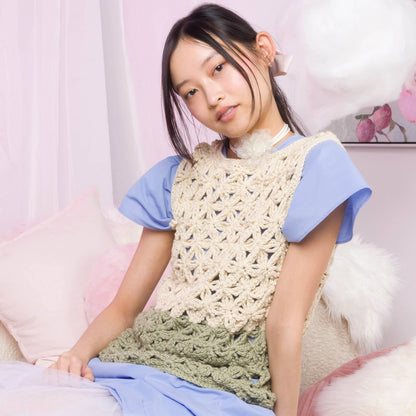 Caron Crochet Flower Petals Crochet Top Caron Crochet Flower Petals Crochet Top